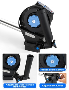 Downrigger Automático Eléctrico Billfish 180 con Brazo Telescópico de Acero Inoxidable y Base Universal de Liberación Rápida para Pesca de Arrastre Profunda - Product Image 3