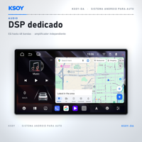 Écran multimédia Android 16 pour voiture avec connexion 4G LTE et Bluetooth 5.4 pour les grossistes en pièces automobiles