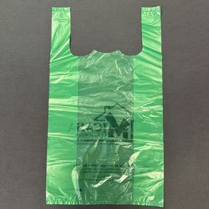 <span class=keywords><strong>Borse</strong></span> per la spesa in plastica ecologiche a forma di T-shirt con logo personalizzato per negozi di alimentari - Product Image 4