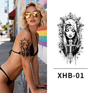 Vente flash CHUANGJIA Autocollants d'art corporel longue durée Modèle XHB(1-60) 800+ Designs Femmes/Adultes Hommes Tatouages temporaires réalistes - Product Image 3