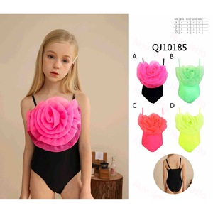 Costume intero HDJ con design floreale a rose e controllo della pancia per ragazze, taglie 8/10 10/12 12/14 14/16 - Product Image 2