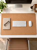 Tapis de bureau en liège, échantillon disponible, tapis de table naturel antidérapant et imperméable pour ordinateur portable, vente en gros