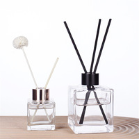 Bouteilles vides de diffuseur de roseau personnalisées et emballage diffuseur de roseau désodorisant en verre pour cadeau