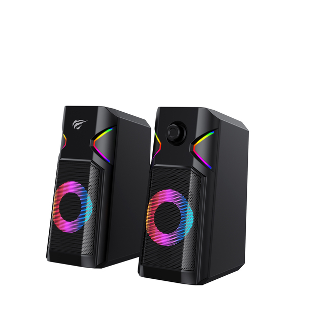 Havit SK201 USB Powered RGB Wired 2.0 Stereo Gaming PC Speaker