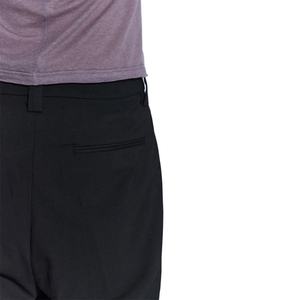 Pantalones Cortos Casuales Holgados Personalizados con Bolsillos Laterales, 100% Algodón, Cierre de Cremallera, Pantalones Cortos Plisados para Hombre - Product Image 6