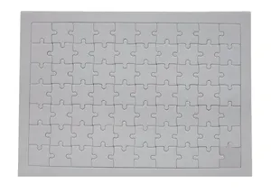 Custom Your Design Rectangle Sublimation Blank Printable Jigsaw Paper Puzzles For Printing