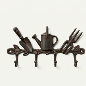 Classic Cast Iron Wall <b>Hooks</b> Elegant Design With Great Quality Perfect For Hanging Coats Hats And Keys Home Office Use - Product Image 1