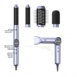 Multi Styler Hair Dryer With Foldable Design Ionic Fast Heating Auto Curling Function For Home Use - Product Image 1
