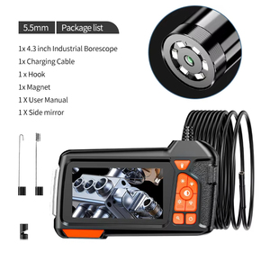 Caméra endoscopique LCD 4,3 pouces avec lumière HD, 8 mm, étanche IP67, avec 6 lumières LED réglables pour égouts et voitures, 1080p - Product Image 5