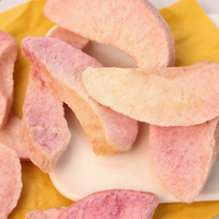 Gedroogde perzikplakjes in bulk, gedroogde fruitsnack