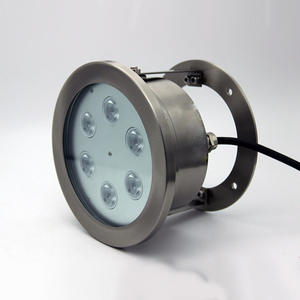 Projecteur LED RGBW 24W IP68 étanche en acier inoxydable 316L pour aménagement paysager, éclairage de <span class=keywords><strong>piscine</strong></span> et fontaine, 12V/24V, intensité variable, télécommande - Product Image 4