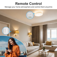 Interrupteur intelligent Tuya, commande à distance et via application mobile, compatible Android, interrupteur mural cinétique WiFi pour système de maison intelligente, 2 voies, IP21