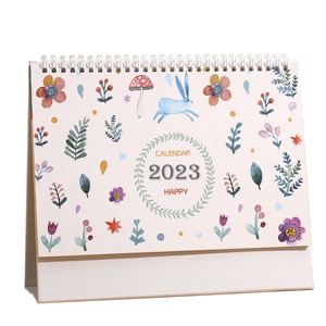 Oem thiết kế độc đáo nóng bán lật Bìa biểu tượng tùy chỉnh bảng bàn lịch 2026 in ấn - Product Image 3