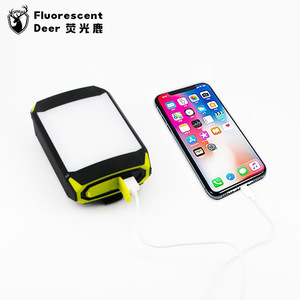 Linterna LED Portátil con Forma de Ciervo Fluorescente, Banco de Energía de 10000 mAh, Luz de Emergencia para Acampar al Aire Libre con Puerto de Carga USB - Product Image 1
