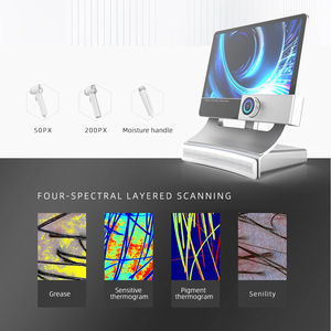 Analizador Profesional del Cuero Cabelludo: 4 Espectros de Luz, Aumento de 50x-200x, Informe de Análisis Completo con un Solo Clic - Product Image 5