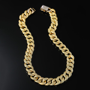 16Mm Strip Hip Hop Cuban Necklace Necklace Accessories Tanjing Fashion Lijing Necklace - Product Image 2