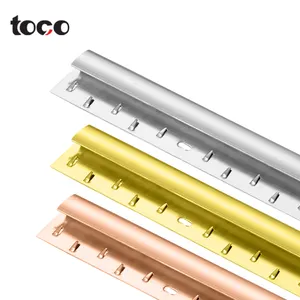 Toco Adhesive Doorway Boden Aluminium Naplock Teppich Rand Trim Cover Bar Binde band Tack Strip Wickes Vinyl Metall Gold Silber