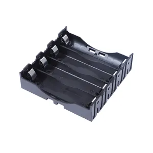 4 Cell Li-ion 18650 3.7V Lithium Battery Holder With PCB Pins Battery Box
