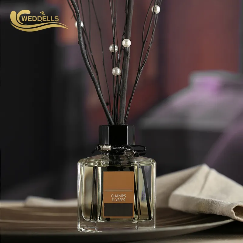 Decoratieve Glazen Fles Parfum Diffuser Nieuwe Geur Gedroogde Bloem Aromatherapie Reed Diffuser