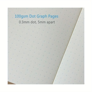 Cuaderno diario punteado, bolsillo 3x5,5 Memo Book Papel de cuadrícula de puntos gruesos-Total 96 hojas/192 páginas - Product Image 2