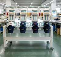Nouvelle machine à broder 3D à 2 têtes pour la broderie de logos en relief et en mousse