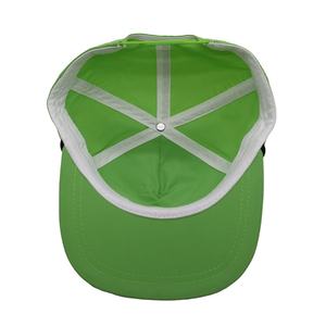 Gorra de campamento de nailon de secado rápido y transpirable al por mayor, gorra impermeable de 5 paneles sin estructura para correr con cierre a presión - Product Image 6