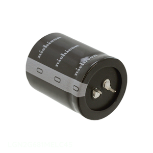 ตัวแทนจำหน่ายอย่างเป็นทางการ ตัวเก็บประจุแบบ Through Hole CAP ALUM 680UF 20% 400V SNAP TH LGN2G681MELC45 ความจุ 680 ยูเอฟ - Product Image 1