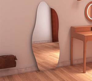 Trang Trí Nội Thất Tùy Chỉnh Đầy Đủ Chiều Dài Tường Gương Dài Sàn Không Đối Xứng Cao Đầy Đủ Khung Tường Không Thường Xuyên Gương Cho Nội Thất Phòng Ngủ - Product Image 3