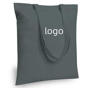 Custom Printed Recycle <b>Plain</b> Organic Cotton <b>Canvas</b> Tote Bag <b>Large</b> Reusable <b>Canvas</b> Cotton Shopping Bag With Logo - Product Image 4
