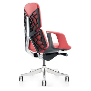 Luxury Design Genuine Leather Office Chair Executive With Separated Lumbar Support For Manager