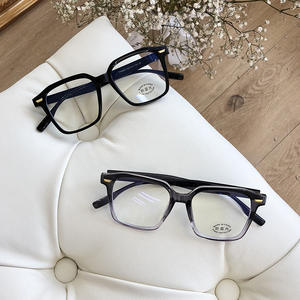 Monture de lunettes rectangulaire anti-lumière bleue Tr90, verres noirs, pour hommes et femmes, lunettes de performance P2 8863 - Product Image 4