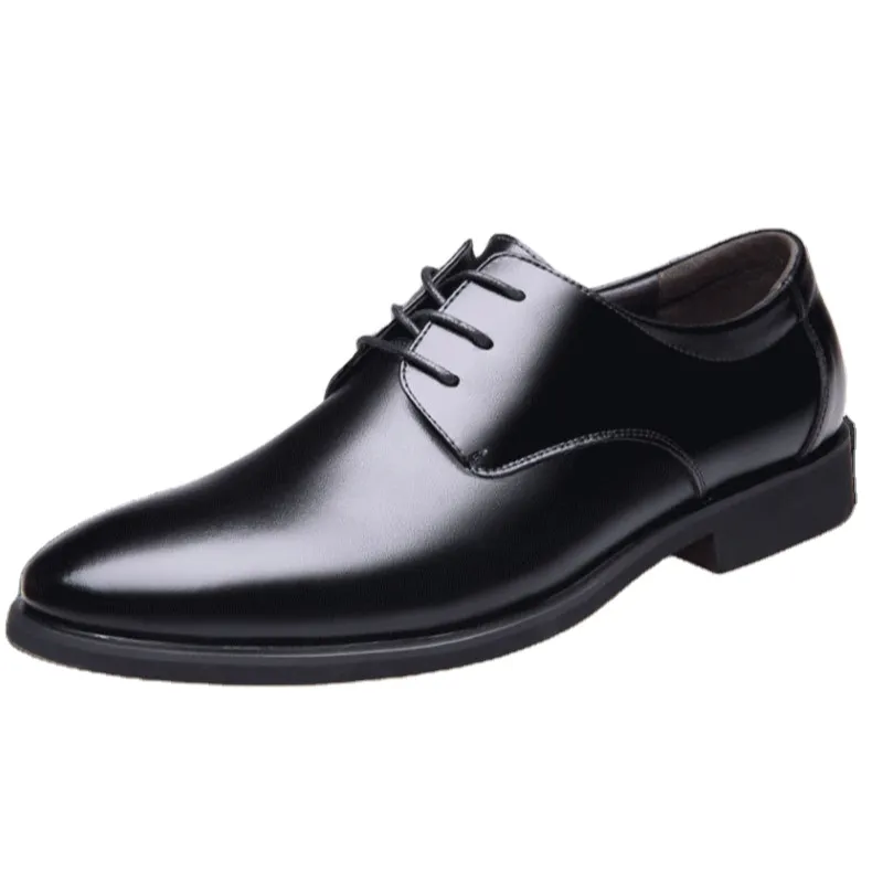 Sapatos masculinos de couro genuíno, sapatos luxuosos personalizados de alta qualidade