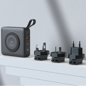 Nouvelles inventions Banque d'alimentation CA certifiée 2025 SAA PD 20W Chargement rapide sans fil Banques d'alimentation 10000mAh avec chargeur mural AC pour AUS - Product Image 3