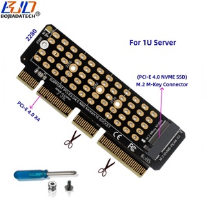 2026 新しい PCI-E 4.0 PCIe 3.0 4X から M.2 M-Key コンバータ アダプタ (2230 2242 2260 2280 M2 NVME SSD 対応) 1U サーバー用 - Product Image 2