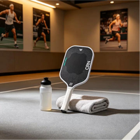 Raquette de pickleball légère en fibre de carbone T700 avec noyau en mousse EPP, durable, contrôle de puissance amélioré
