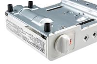 Réchaud à gaz portable à valve magnétique, mini-cassette, pour camping-car et hôtel, brûleur unique, pliable, pour camping en extérieur, cuisinière à butane de table