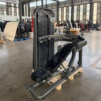 Équipement de musculation professionnel en acier : Machine à presser les épaules et les pectoraux assis à charge guidée