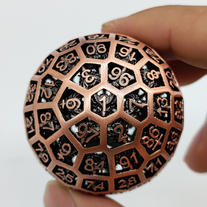 Ensemble <span class=keywords><strong>de</strong></span> dés polyédriques D100 pour Dungeons and <span class=keywords><strong>Dragons</strong></span>, en alliage <span class=keywords><strong>de</strong></span> zinc creux, accessoires <span class=keywords><strong>de</strong></span> jeux <span class=keywords><strong>de</strong></span> table pour jeux <span class=keywords><strong>de</strong></span> rôle - Product Image 3