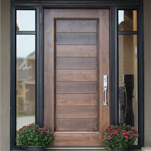 Portes doubles en <span class=keywords><strong>bois</strong></span> modernes de luxe les plus vendues pour les maisons et les hôtels avec un design imperméable - Product Image 1