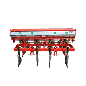 Semoir à 4 rangs tout-terrain avec boîte de vitesses principale et cadre d'irrigation goutte à goutte, semoir à tiges pour maïs, <span class=keywords><strong>haricots</strong></span> et coton - Product Image 1