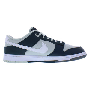 Nike Dunk ต่ำย้อนยุคพรีเมี่ยมของผู้ชายรองเท้าฟิตเนสรองเท้าเดินในป่าลึก/สีขาว/สีเงินอ่อน-100% ของแท้ - Product Image 3