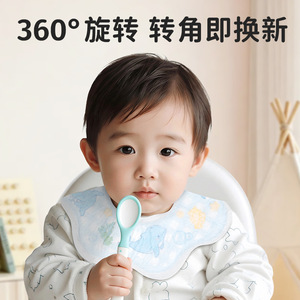 Hynaut Disposable Saliva Wipes 20Pcs 280x280mm <b>Waterproof</b> Baby Essentials - Product Image 2