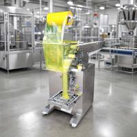 Machine d'emballage et de scellage automatique VFFS à alimentation par chaîne à moteur électrique pour sachets et pochettes en plastique, avec scellage arrière haute précision