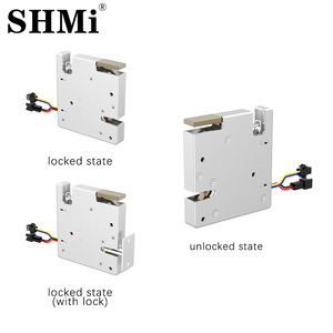 SHMi XG7580 Serrure Électromagnétique Intelligente pour Armoire et Casier, Déverrouillage d'Urgence Sans Clé, Énergie Instantanée DC12V 24W - Product Image 4