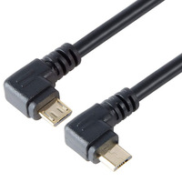 USB de 90 grados USB a Micro USB Cable para Roku TV Stick y banco de potencia