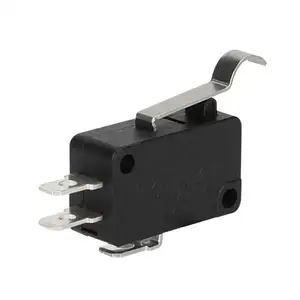 Micro interruptor liga/desliga com lâmina lateral de 3 pinos, alavanca longa, micro interruptor magnético de 3 pinos, micro interruptores