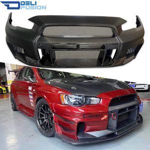Parachoques delantero estilo VRSV3 para MITSUBISHI Evolution X EVO10 CZ4A 2008-2016 (Se puede usar con el kit ancho VRSV2 y el kit Ultimate VRS17) - Product Image 1
