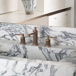 Dalles de marbre italien blanc naturel pour salles de bain, halls, salons, tables à manger et sols de conception moderne dans les villas et appartements - Product Image 6
