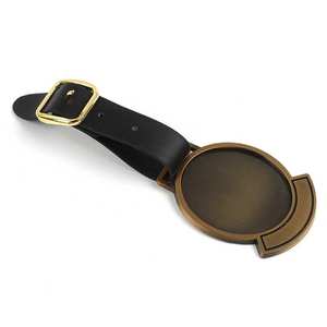 Etichetta per sacca da golf rotonda in lega di zinco personalizzata etichetta per sacca da Golf in metallo - Product Image 2