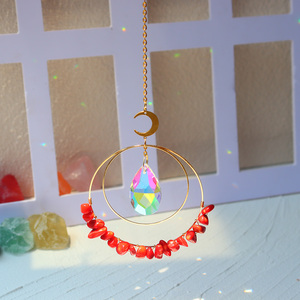 Pendentif Décoratif en Cristal Prisme Attrape-Soleil Suspendu pour Jardin, Carillon Éolien, Vente en Gros - Product Image 5